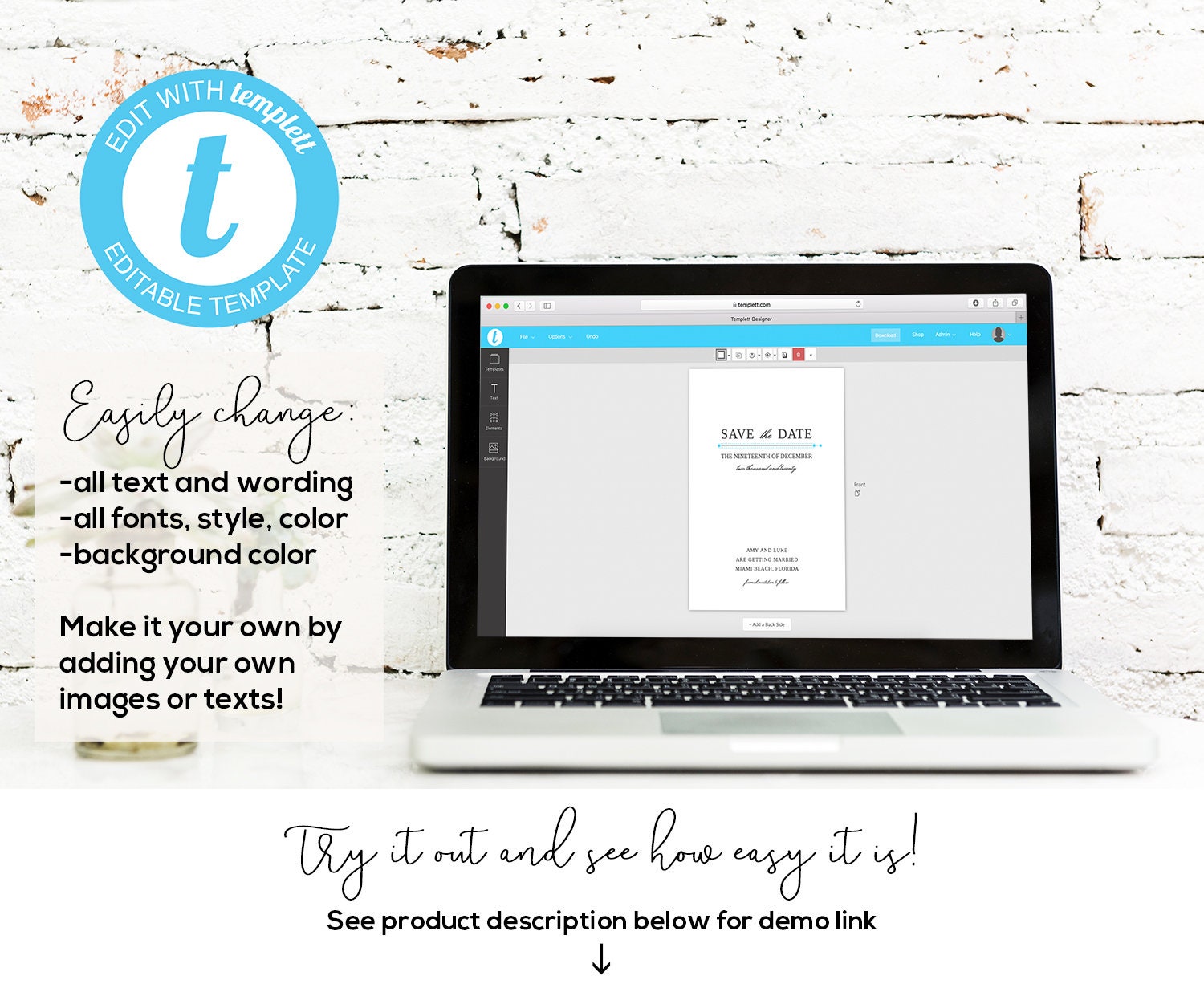 Instant Download Downloadable Printable Custom Wedding | Etsy