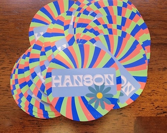 RETRO HANSON window cling