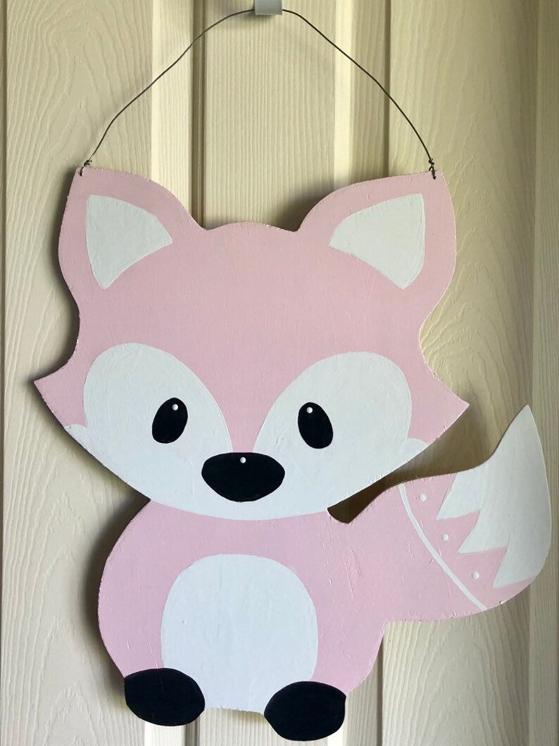 Fox/Baby Hospital Door Hanger/Woodland Theme/It's a Etsy