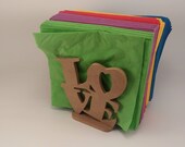 Love Napkin Holder,unfinished wood cutouts,wooden,wood signs,custom,best selling,wood crafts,home decor,diy,dispenser