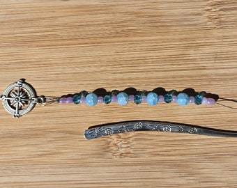 Book Jewelry – Compass Bookmark (# 142)
