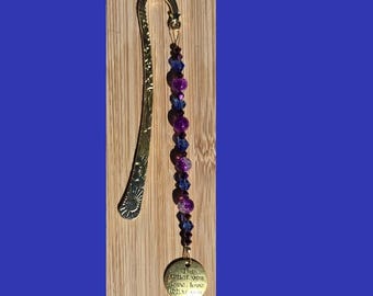 Book Jewelry – Inspirational Bookmark (# 150)