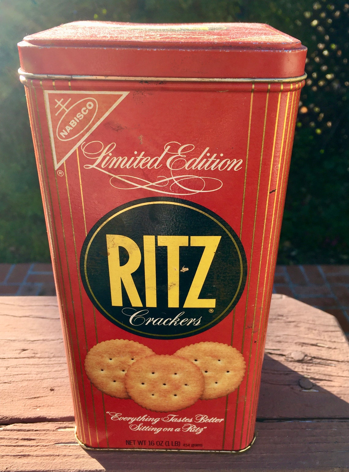 Vintage Ritz Cracker Tin 1986 Anniversary Limited Edition 16 Etsy