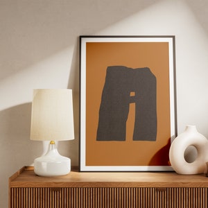 A Letter Print, Modern letter Poster, A Monogram, Modern Art Print, Neutral Gender Print, Alphabet Letter Sign, Nursery Print, Home decor