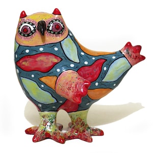 Owl figurine, gifts for bird lovers, owl, owlet, little owl, big owl, ceramic owl, ceramic bird, bird figurine, clay owl, clay bird