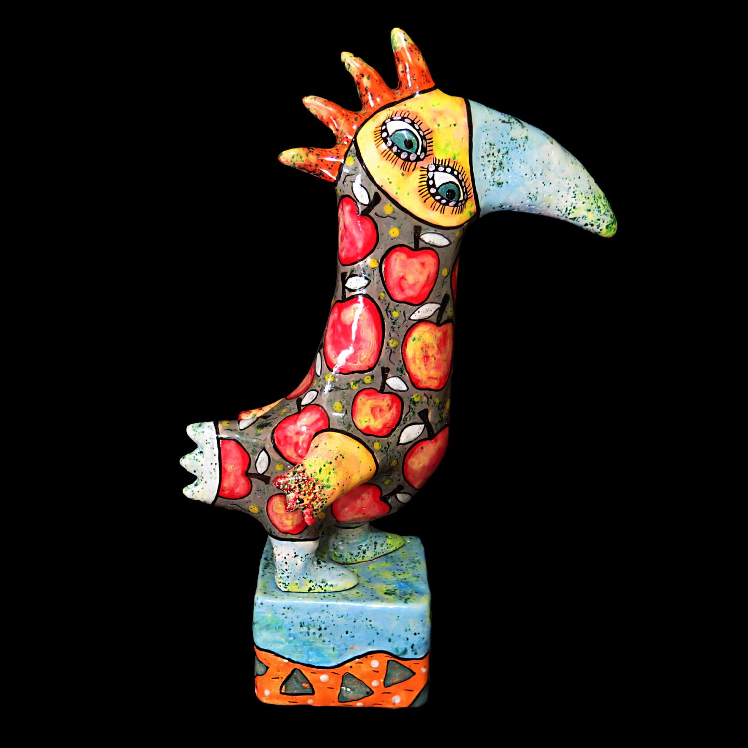 Bird in Apples Big Bird Gifts for Bird Lovers Bird Etsy Australia