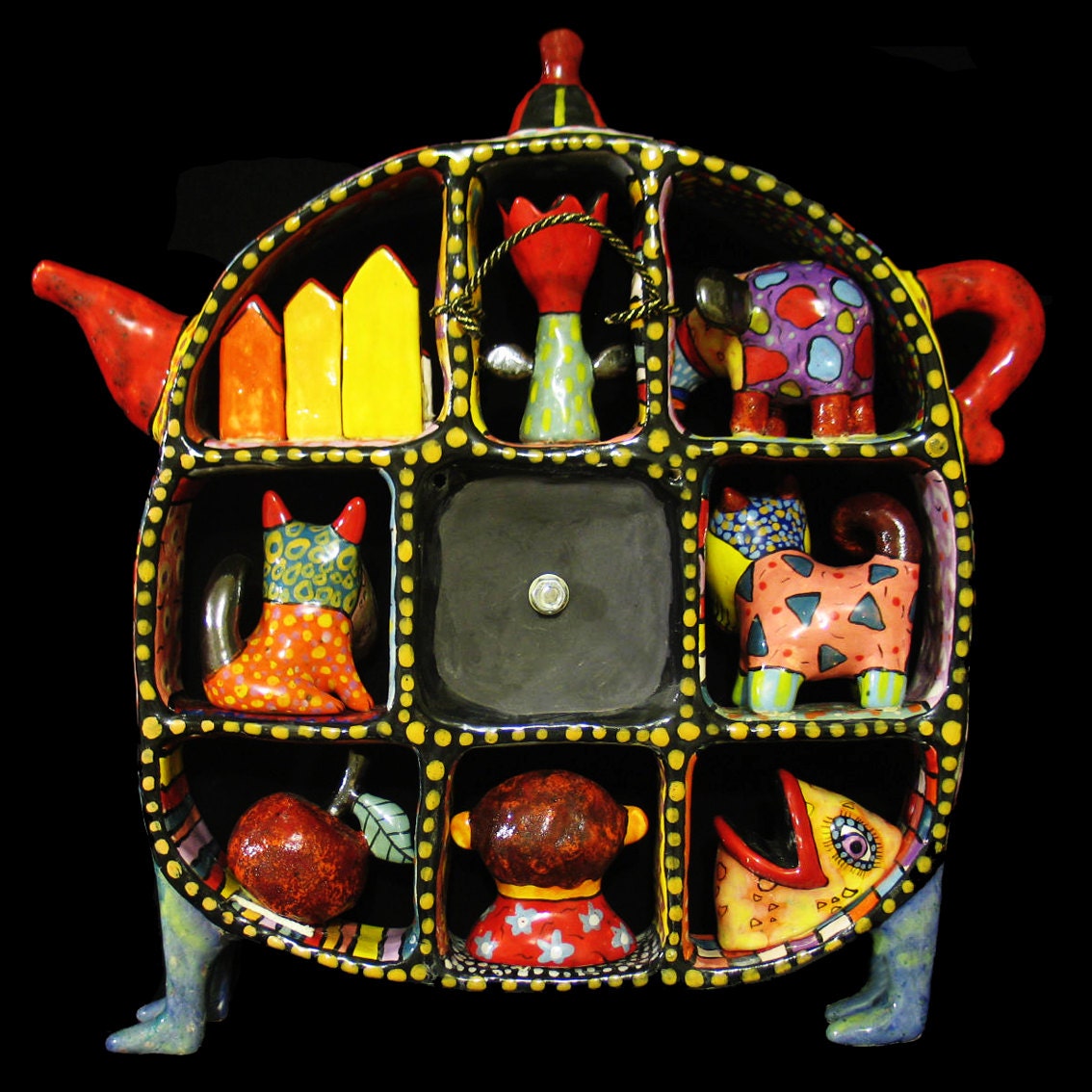 Tea House, Kettle Interior, Stylized Teapot, Ceramic Teapot, Teapot