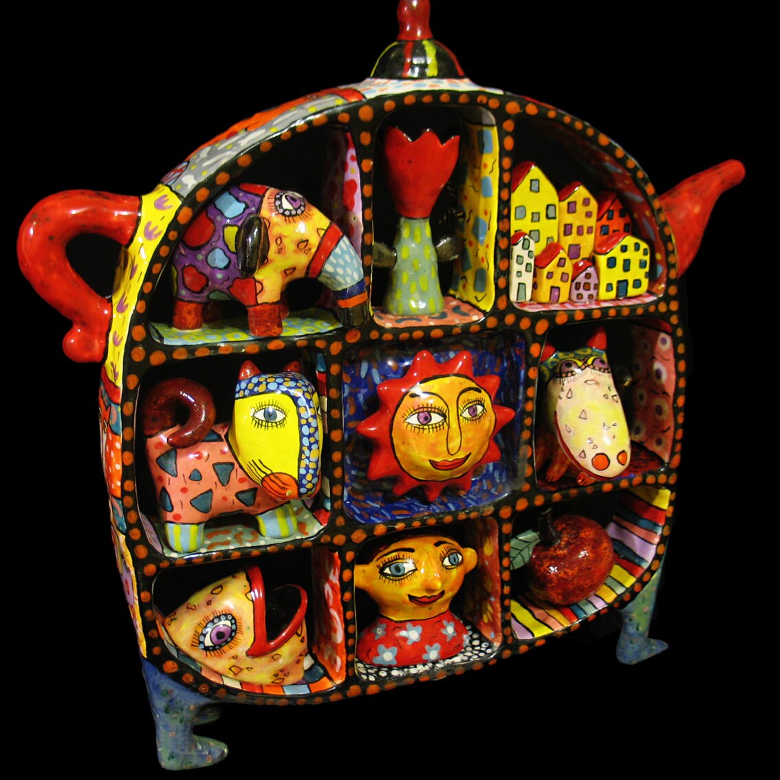 Tea House, Kettle Interior, Stylized Teapot, Ceramic Teapot, Teapot