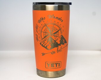 orange yeti cup 20 oz