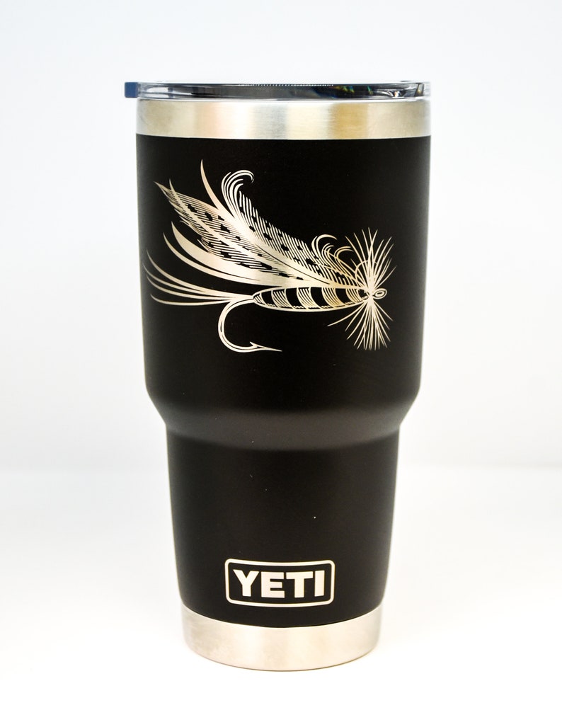 Fly Fishing Custom Yeti Cup Personalized Yeti Tumbler Etsy