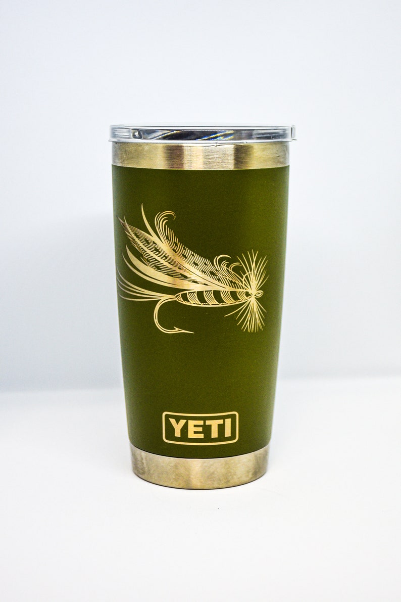 Fly Fishing Custom Yeti Cup Personalized Yeti Tumbler Etsy