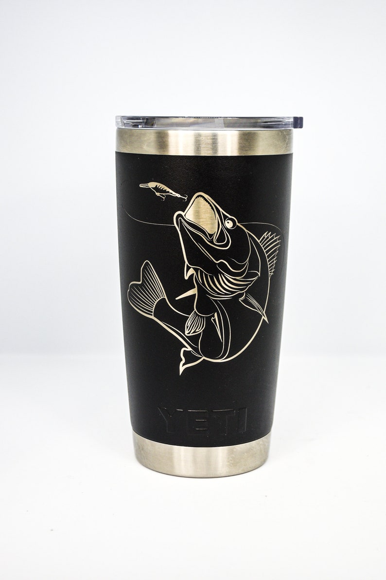 Walleye Fishing Yeti Personalized Yeti Tumbler 20 oz Yeti Etsy