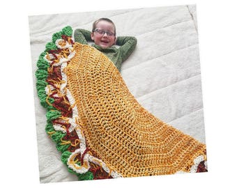 taco baby blanket