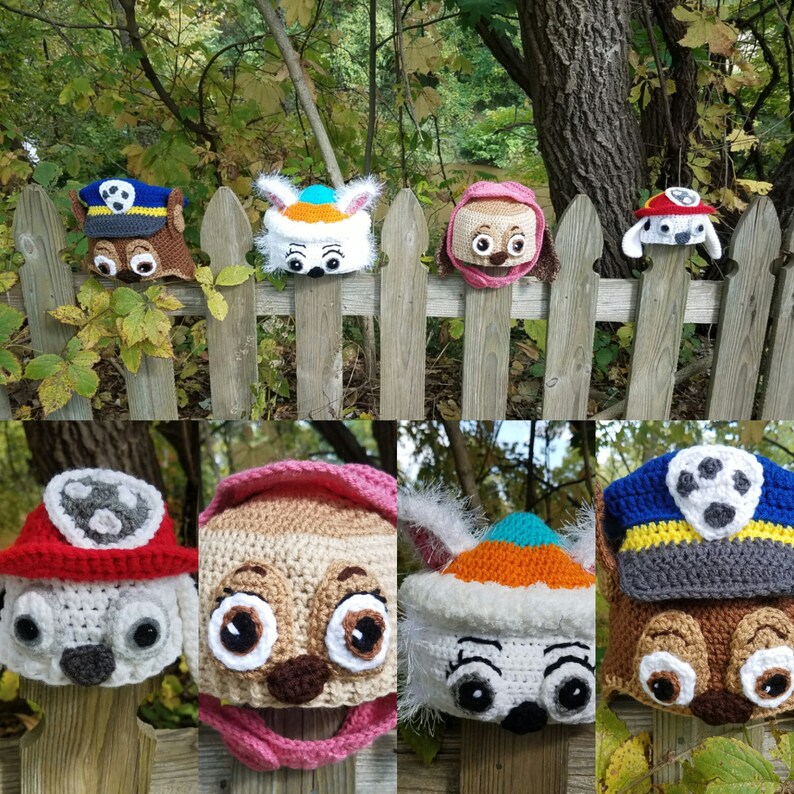 Rescue Pup Husky Winter Hat Halloween Costume Hat Pretend Etsy