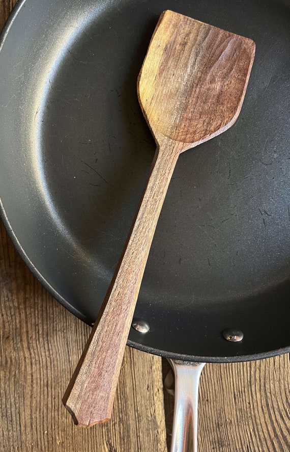 Hand Carved Cooking Spoon Roux Spoon Walnut Wedding Gift Chef Gift