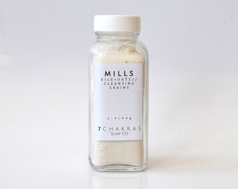 Facial Cleansing Grains, Rice and Oats, Face Cleanser, Face Scrub