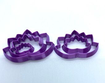 Polymer clay shape cutters | DEANNE LOTUS flower Shape | clay cutters | Gilly cutters | Clay Tools | Clay Supplies