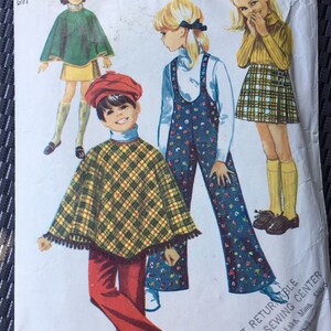 1970's Children's Simplicity Patterns in Size 8 2 Patterns image 7