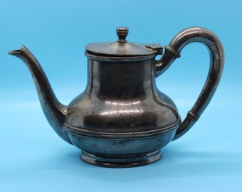 Vintage Personal Silver Teapot - Engraved with Maxim's