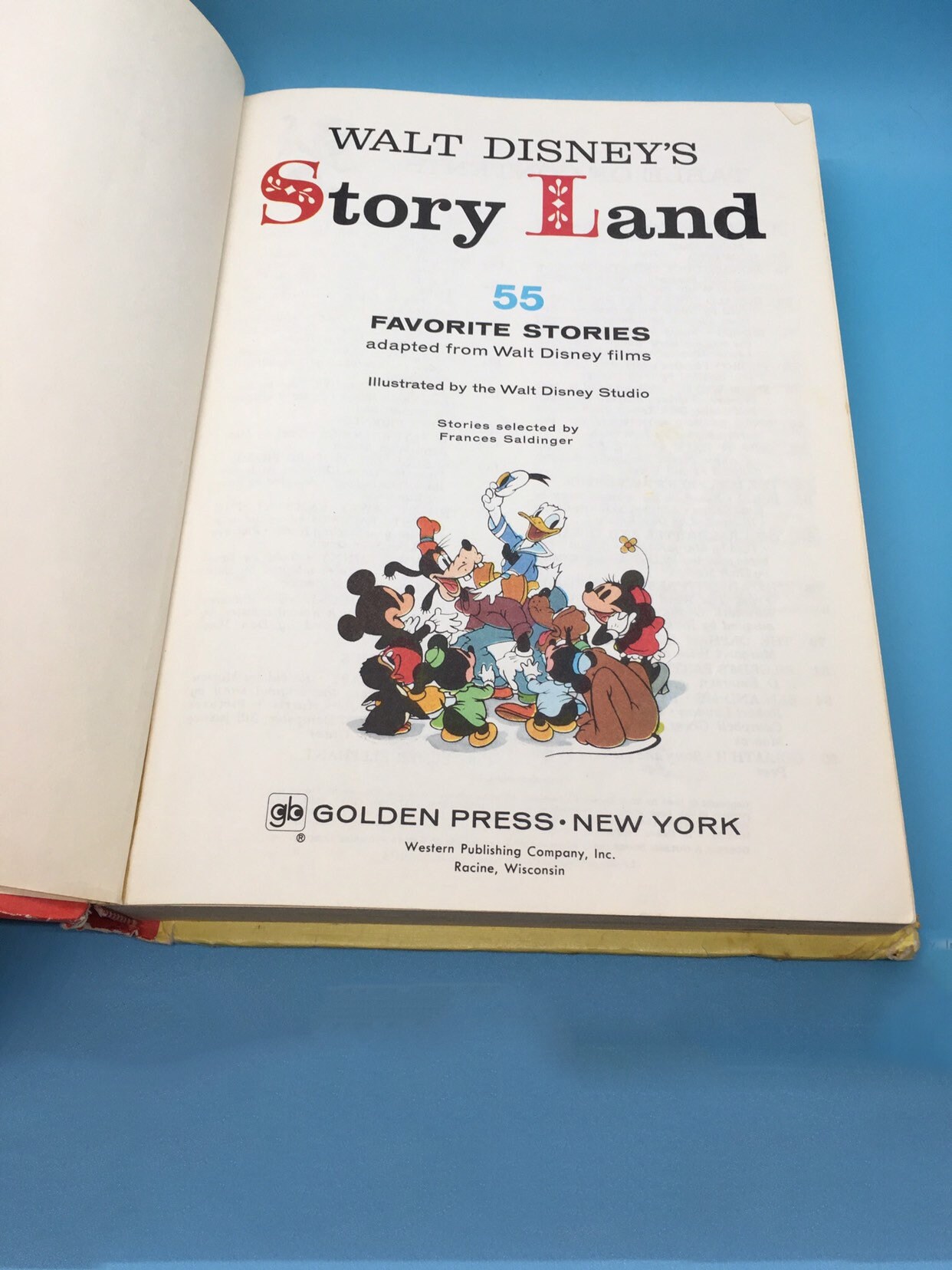 Walt Disney Story Land - Little Golden- 55 Favorite Stories - 1975
