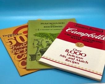 Vintage Cookbooks-Recipe Booklets-Collectible Cookbooks