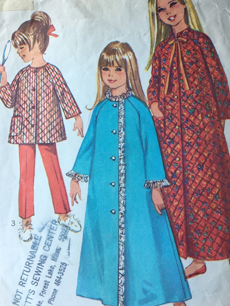 1970's Children's Simplicity Patterns in Size 8 2 Patterns image 4