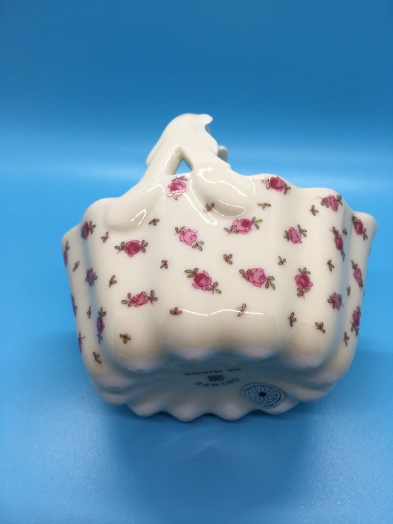 Vintage Takahashi Chintz Basket Pink Flowers - Etsy