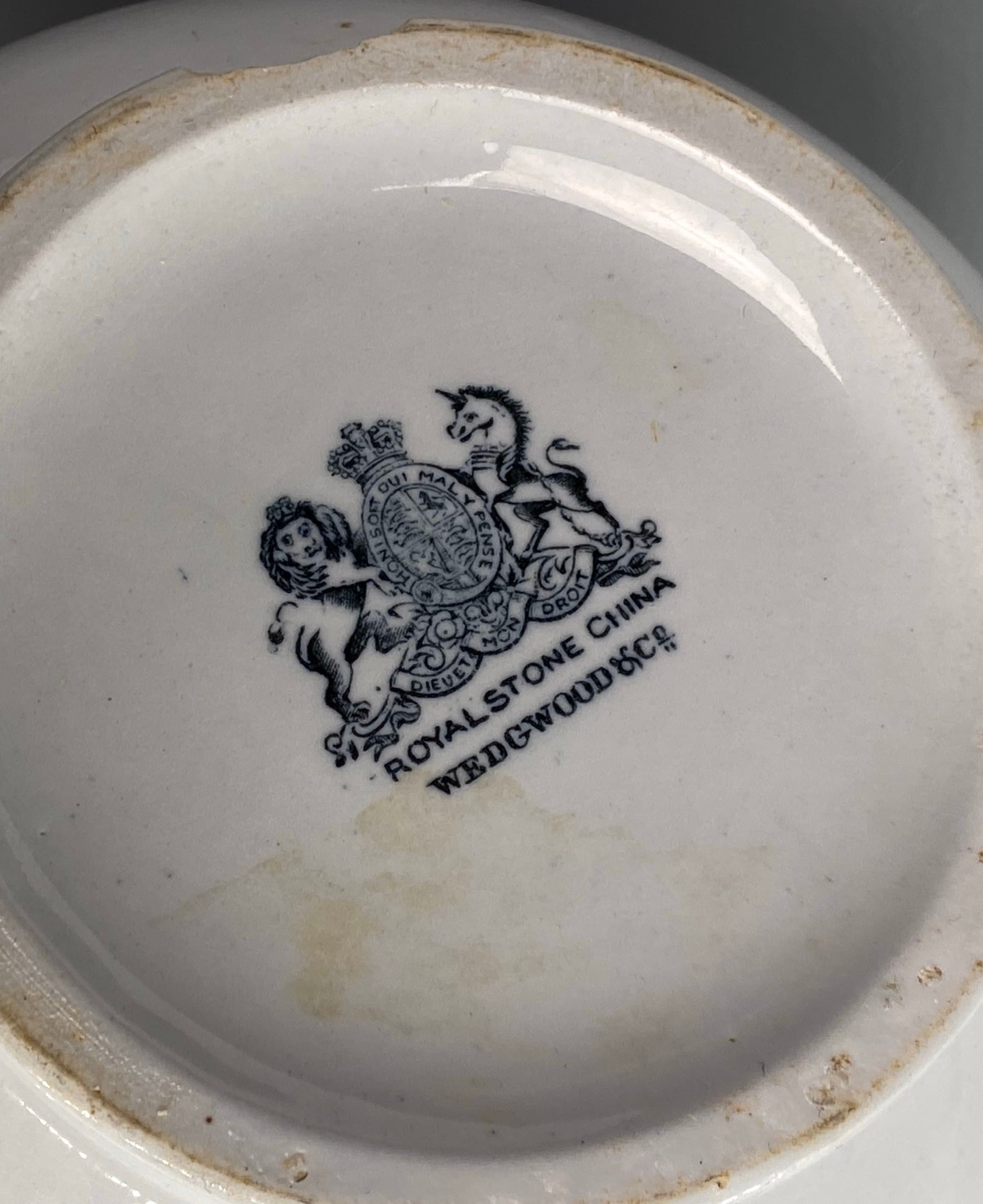 Royal Stone China Wedgewood & Co Vintage White Pitcher Farmhouse Style