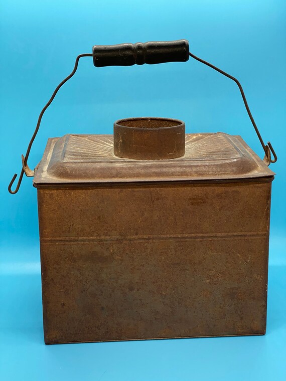 Vintage Coal Miner/railroad Lunch Box - Etsy