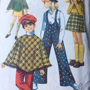 1970's Children's Simplicity Patterns in Size 8 2 Patterns image 3