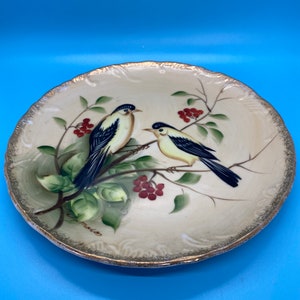 Vintage Enesco Takinoto Bird Plate