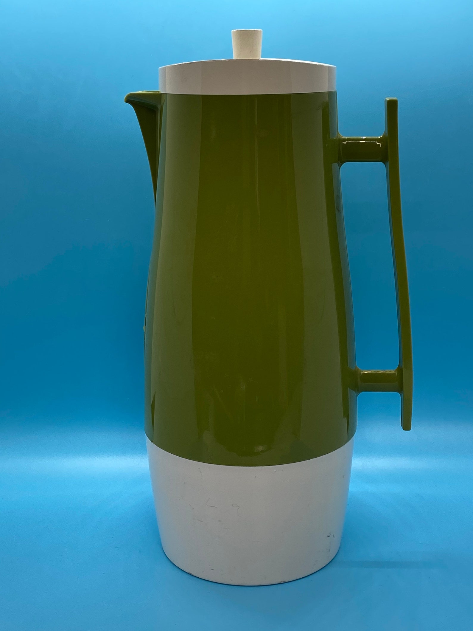 Beverage Butler Thermos Coffee Pot Mid Century Modern Green Etsy