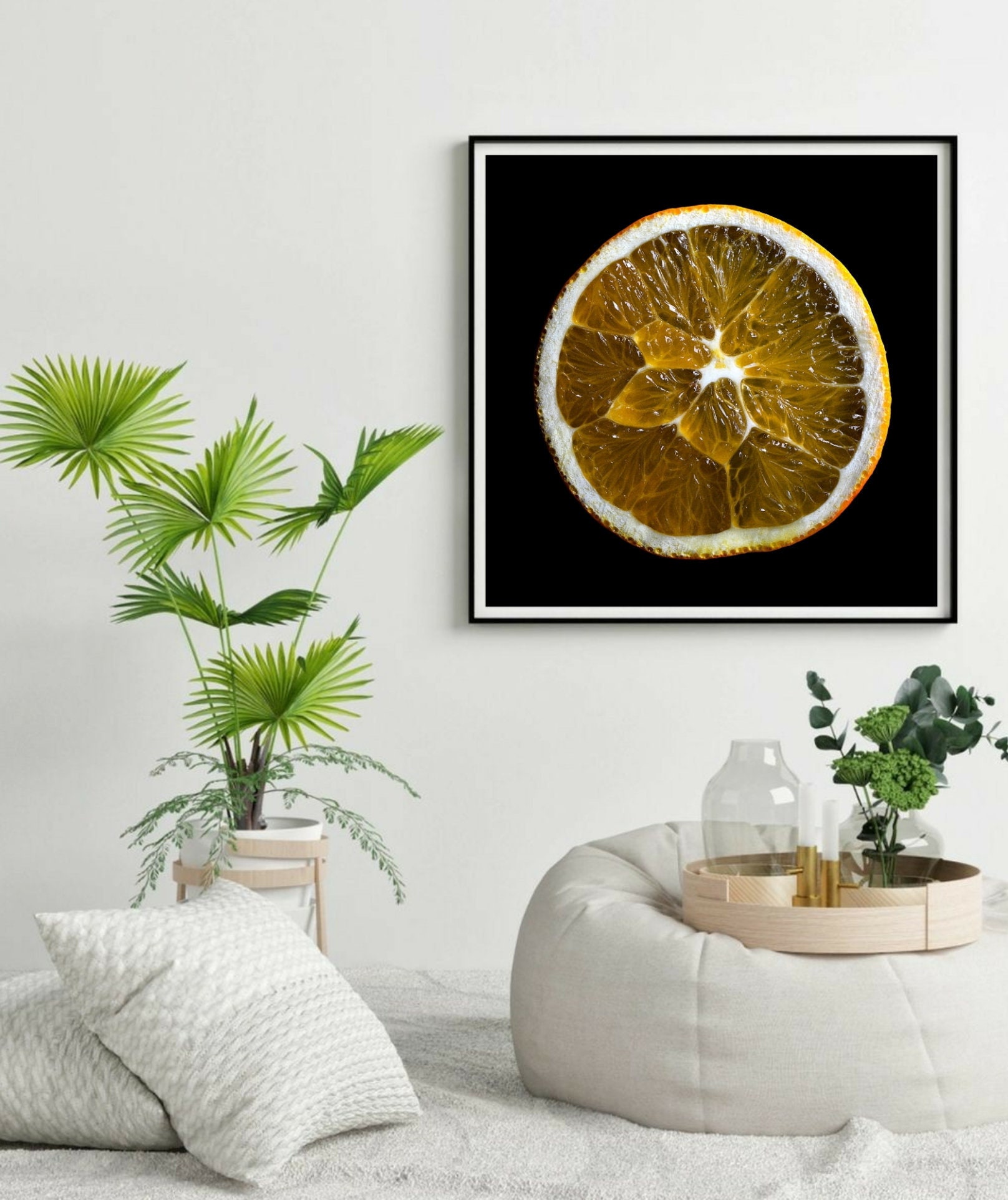 Orange Fruit Printable Art Downloadable Food Photography | Etsy