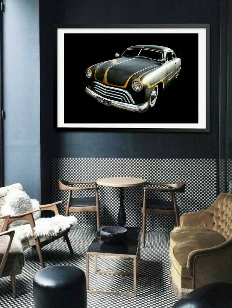 Automotive Poster Print Car Wall Art For Boys Bedroom Ford Mercury Artwork Garage Decor For Mechanic Gift For Vintage Car Enthusiast