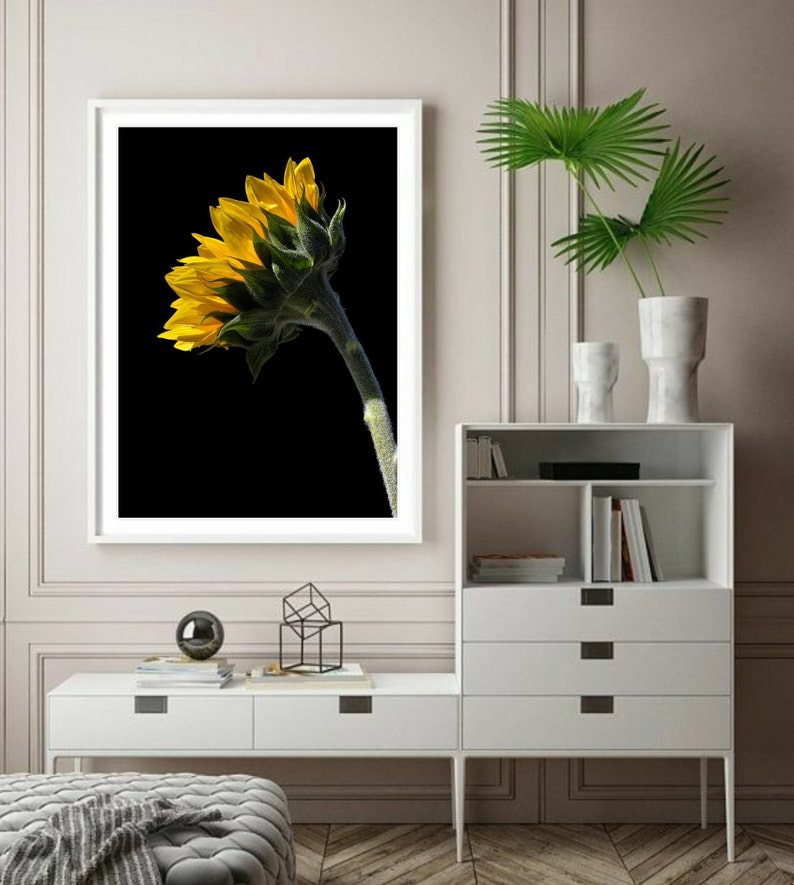 Printable Sunflower Wall Art downloadable Floral Print - Etsy