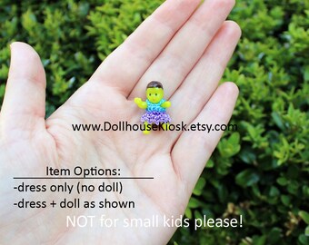 Micro Doll with Dress as Shown