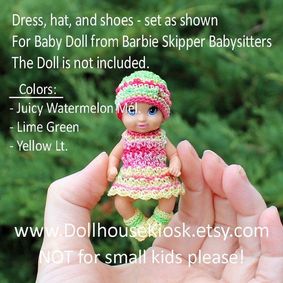 Buy Baby Doll Outfit Dress, Hat, and Shoes Set as Shown for