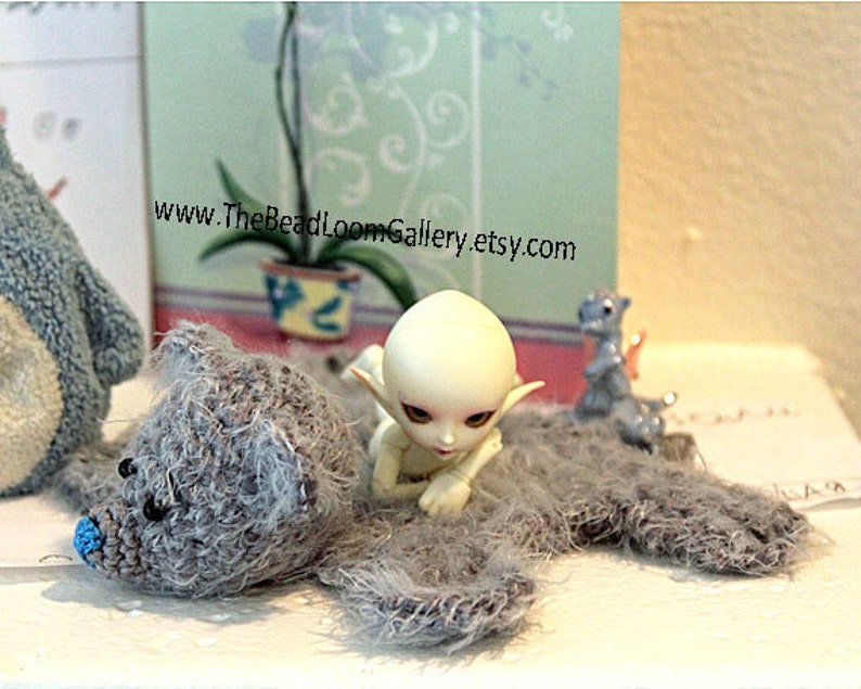 Crochet / Knitting Tutorial Dollhouse Bear Skin Rug PDF Etsy
