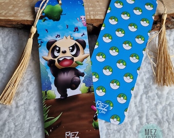 Marcador Pancham de doble cara con borla