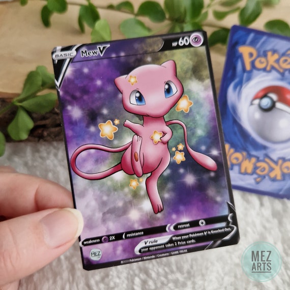 Mew in Space | Custom Card - Etsy