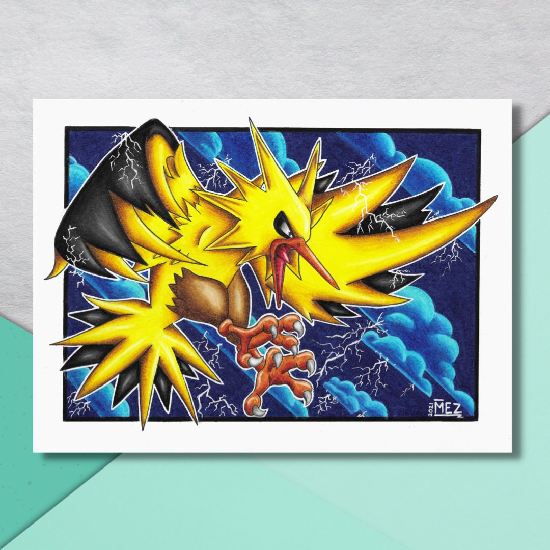 Pokemon Zapdos Pixel Art – BRIK