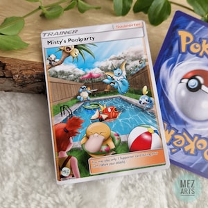 Fiesta en la piscina de Misty / Tarjeta personalizada
