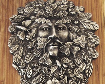 Pewter, Green Man Door Knocker