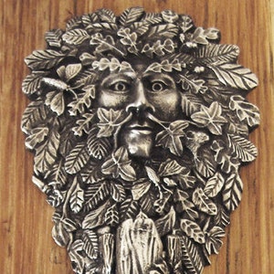 Pewter, Green Man Door Knocker