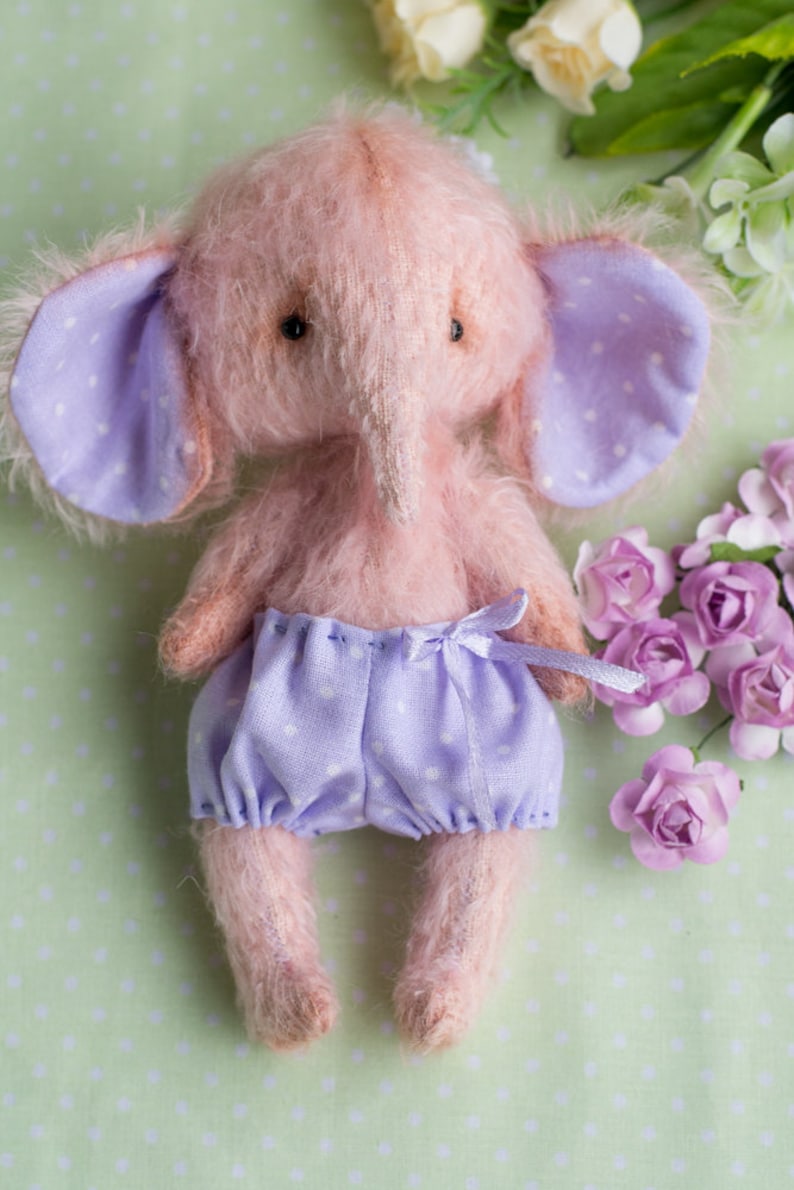 Teddy bears PDF Pattern /& Tutorials for Teddy elephant mohair for 7 inches toy Sewin author Dubyanskaya Sewing Digital Download