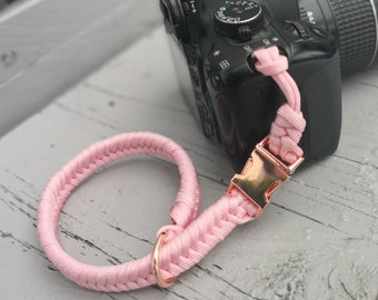 Kamera-Handschlaufe / Kameragurt für DSLR aus Paracord mit Schnellverschlußsystem