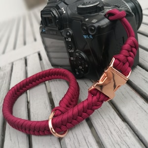 Kamera-Handschlaufe aus Paracord mit Schnellverschlußsystem Bild 2