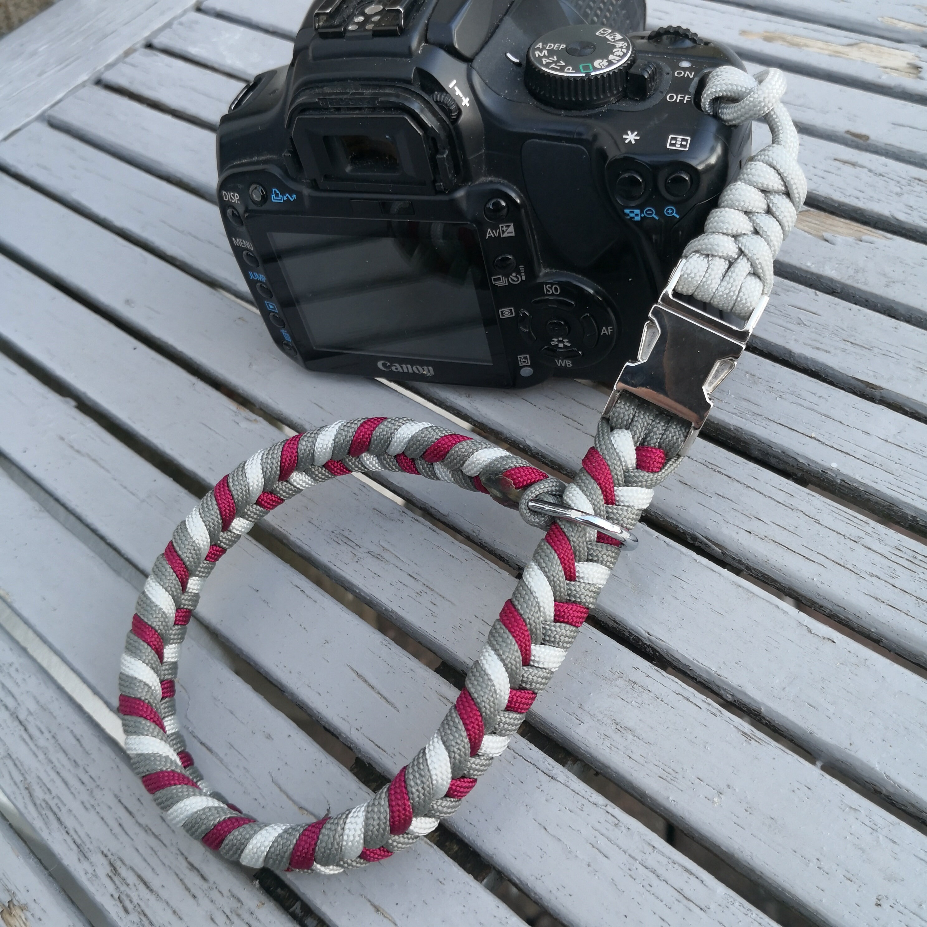 Paracord camera hand strap with quickrelease system Etsy