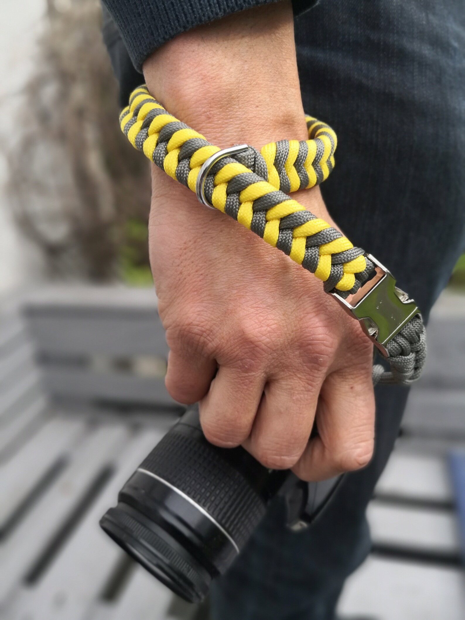 Paracord camera hand strap with quickrelease system Etsy