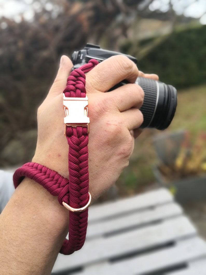 Kamera-Handschlaufe aus Paracord mit Schnellverschlußsystem Bild 4